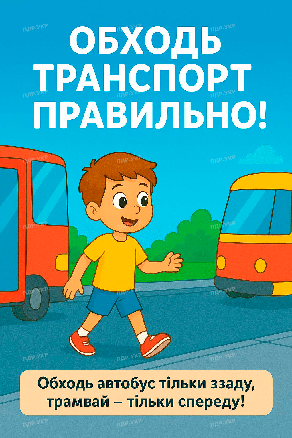 ПДР для дітей малюнок 4
