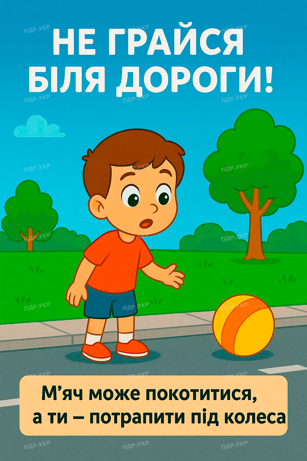 ПДР для дітей малюнок 8
