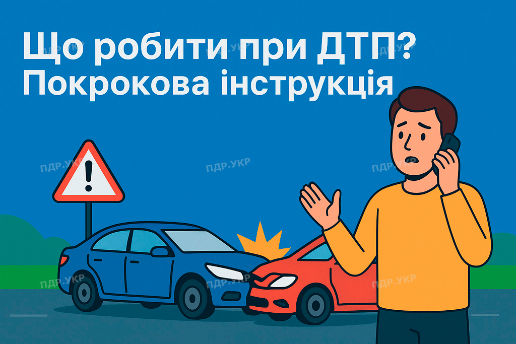 Як діяти у випадку ДТП
