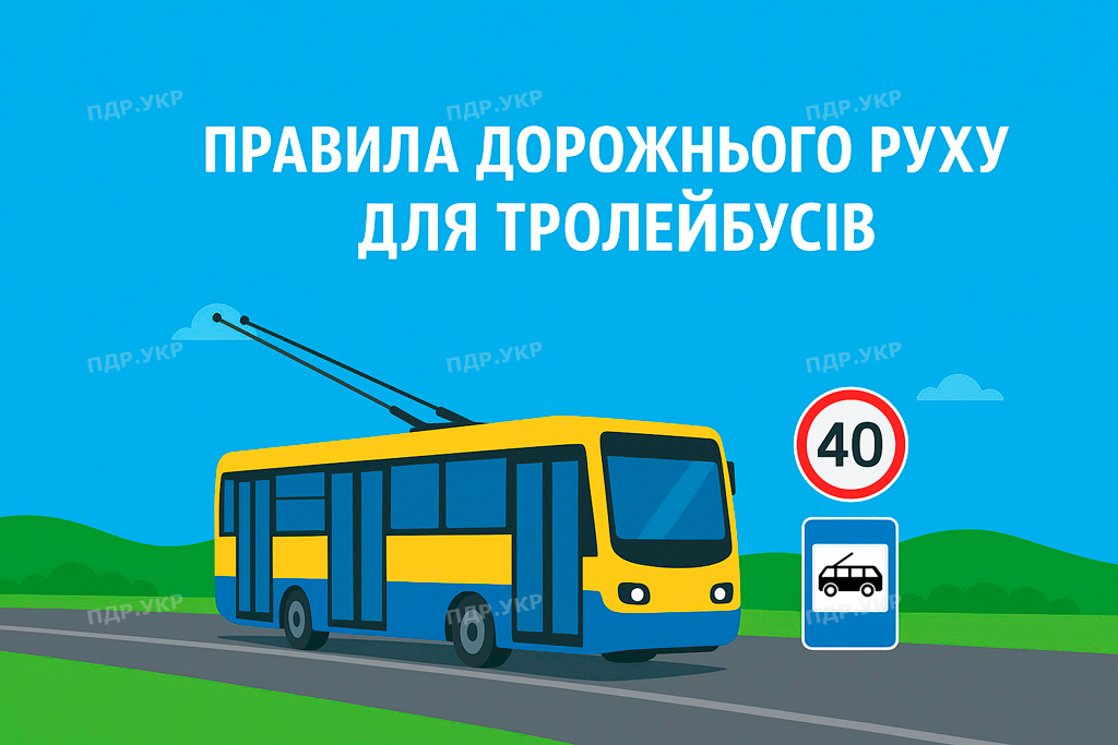 Правила дорожнього руху для тролейбусів